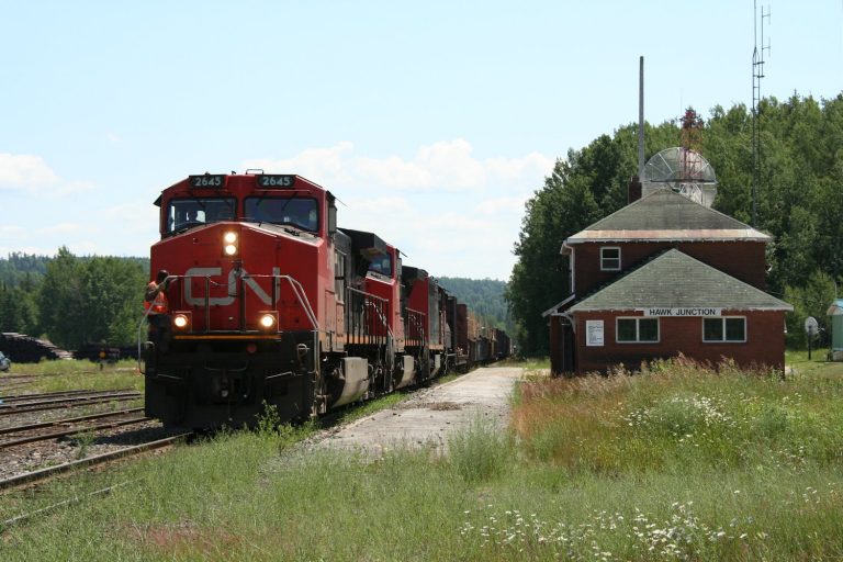 Hawk Junction Algoma Central in HO Scale