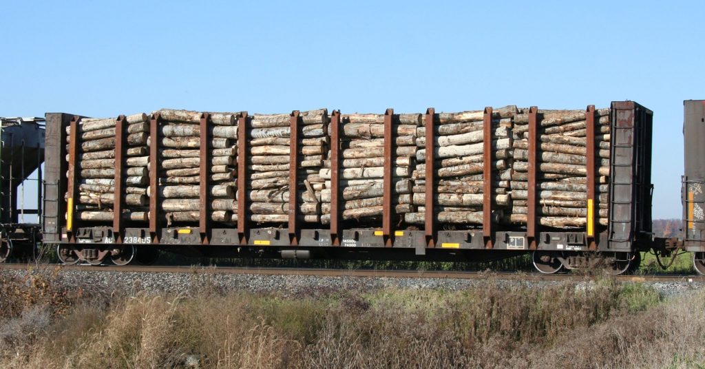 AC 238405 Pulpwood Flatcar