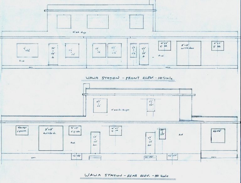 Wawa Station Build Algoma Central in HO Scale